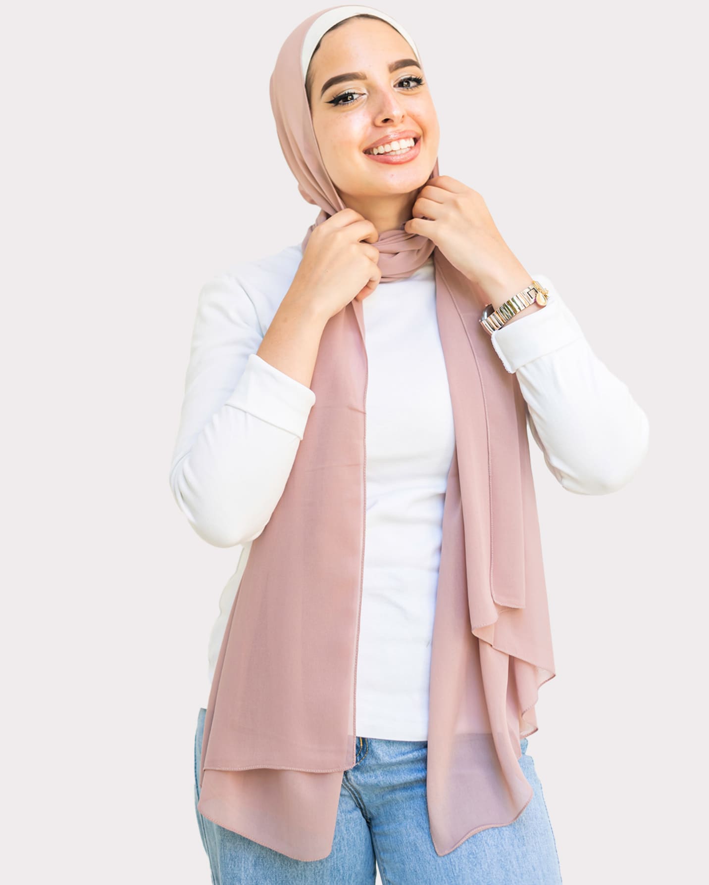 Plain Chiffon Scarves