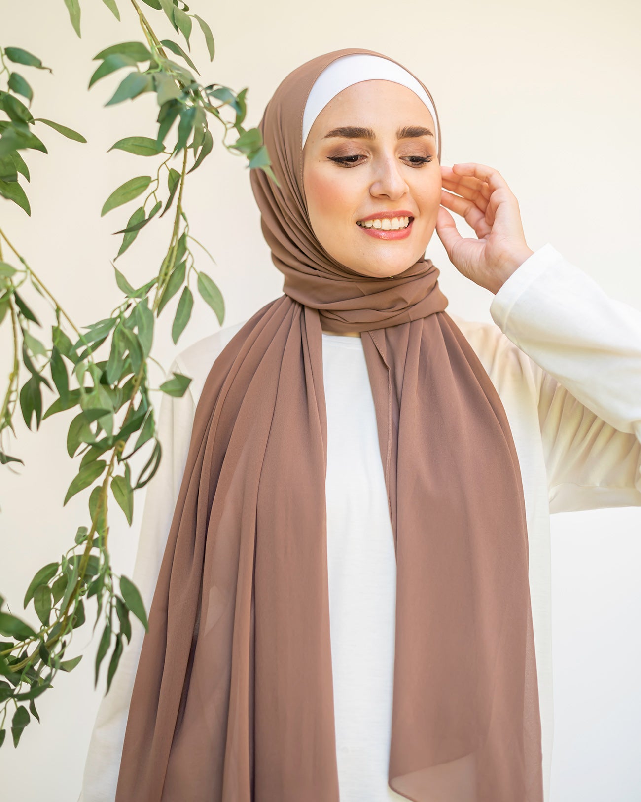 Plain Chiffon Scarf