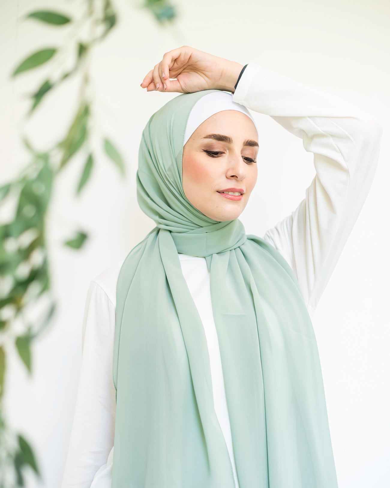 Plain Chiffon Scarf