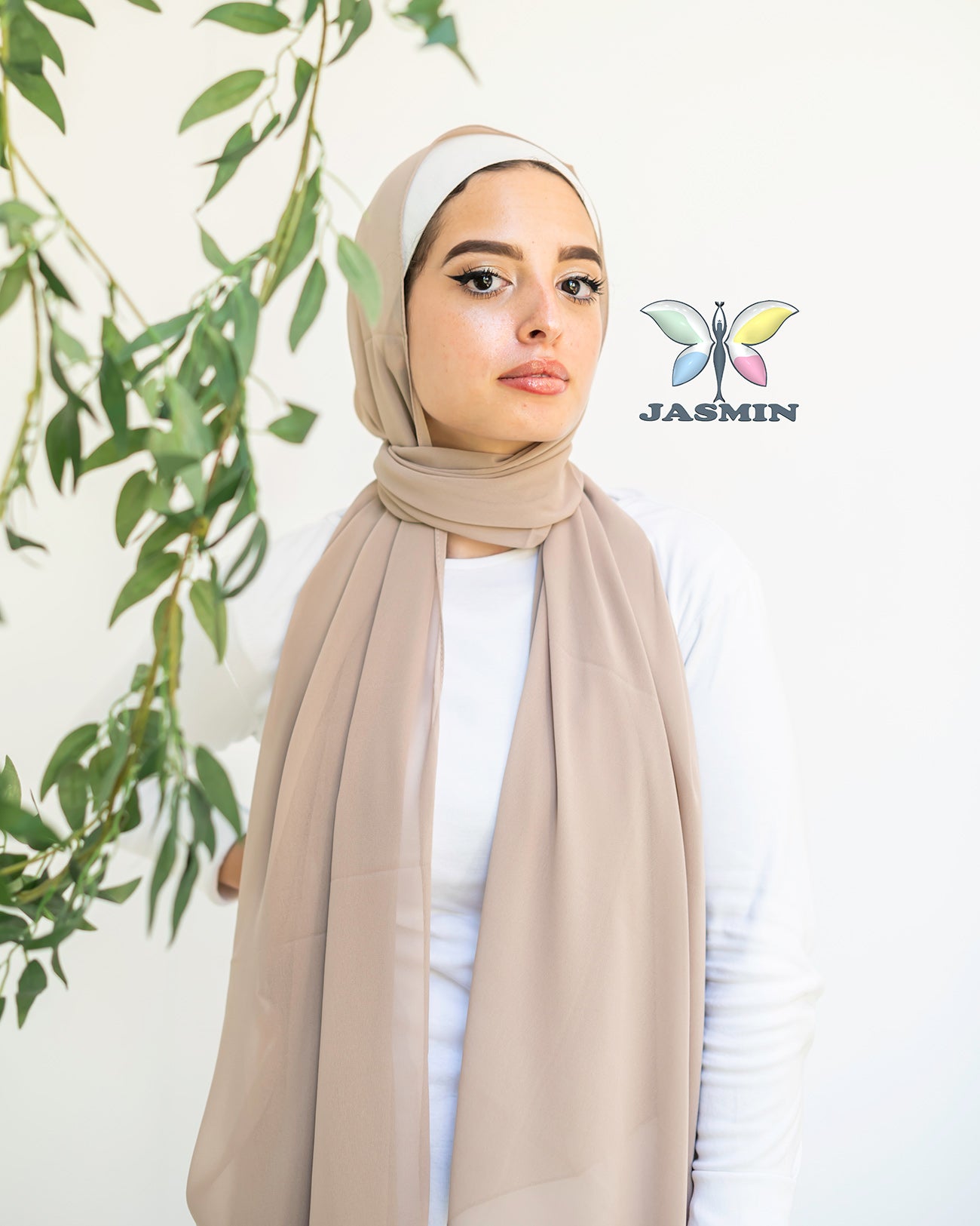 Plain Chiffon Scarf