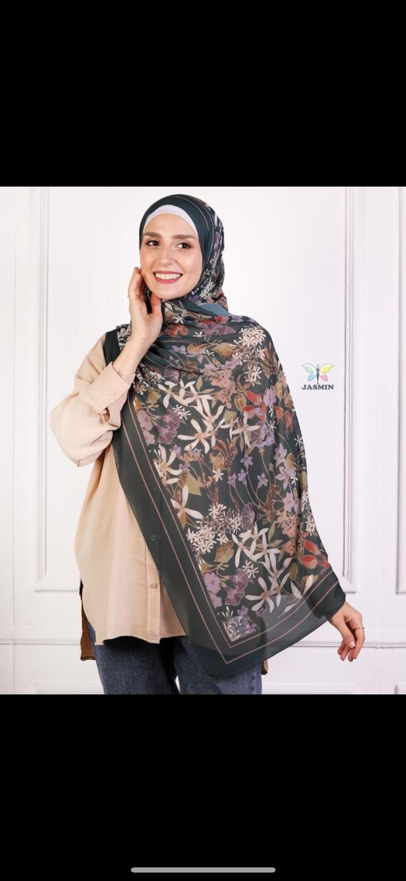 Gale | Printed Chiffon Scarf