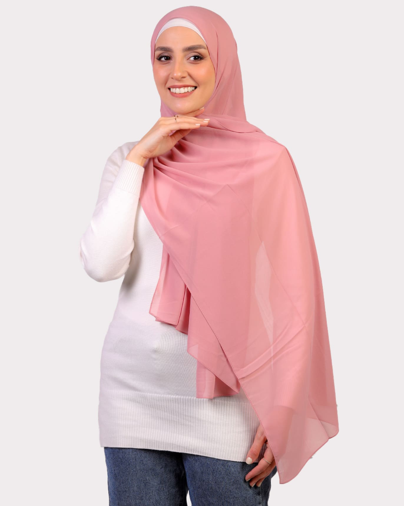 Plain Chiffon Scarf