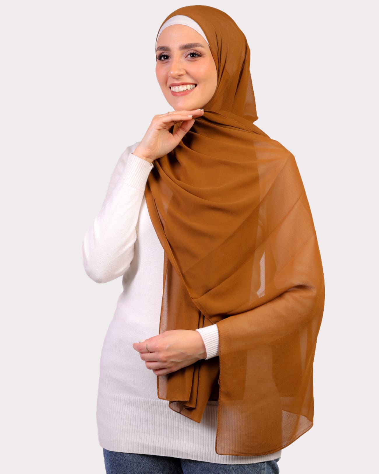 Plain Chiffon Scarf
