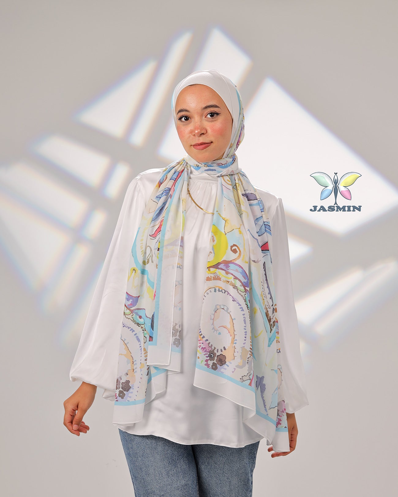Tremor | Printed Chiffon Scarf