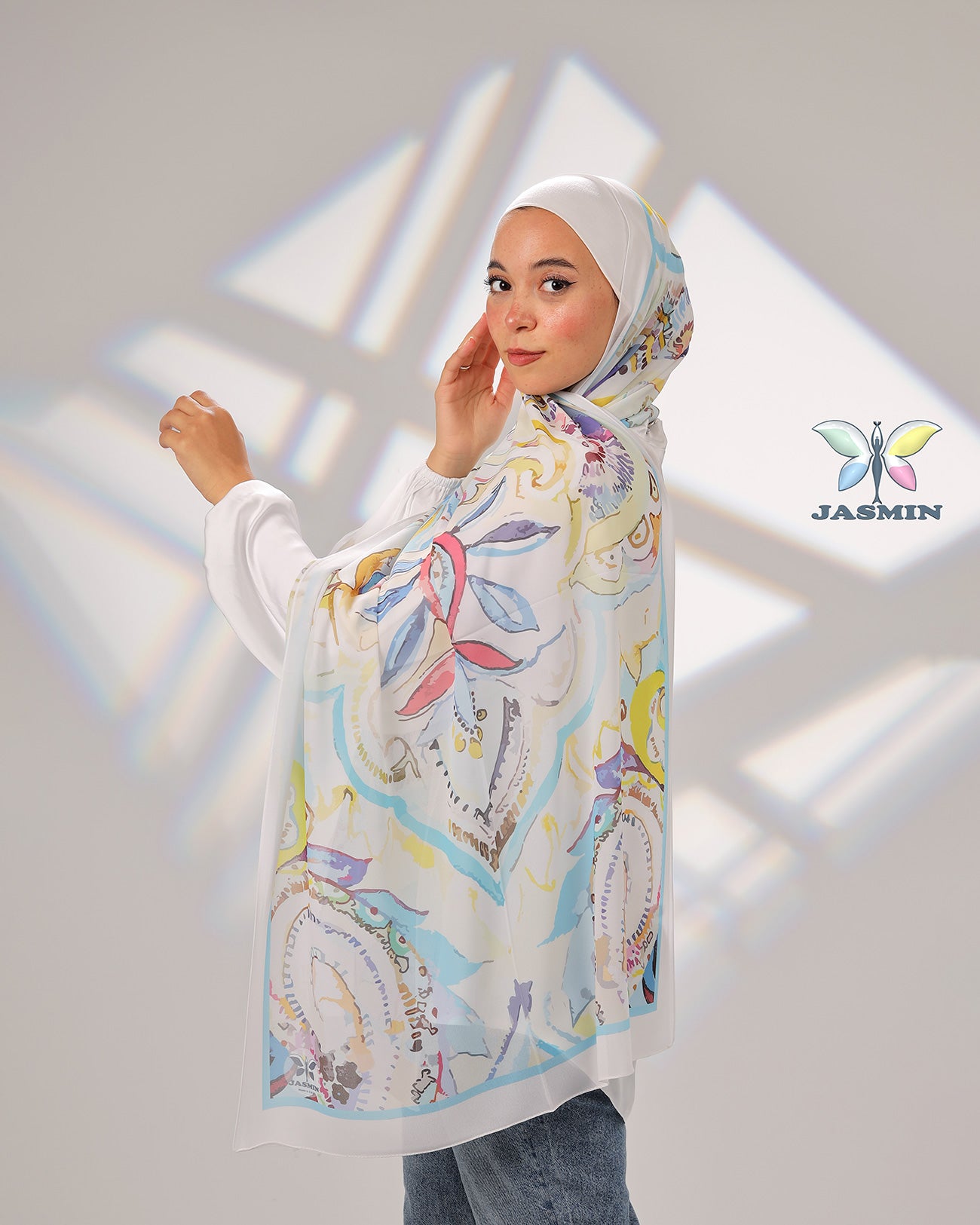 Tremor | Printed Chiffon Scarf
