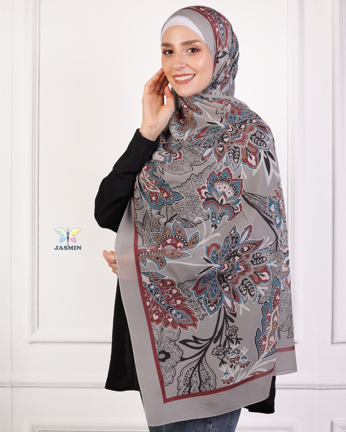 Horizon | Printed Chiffon Scarf