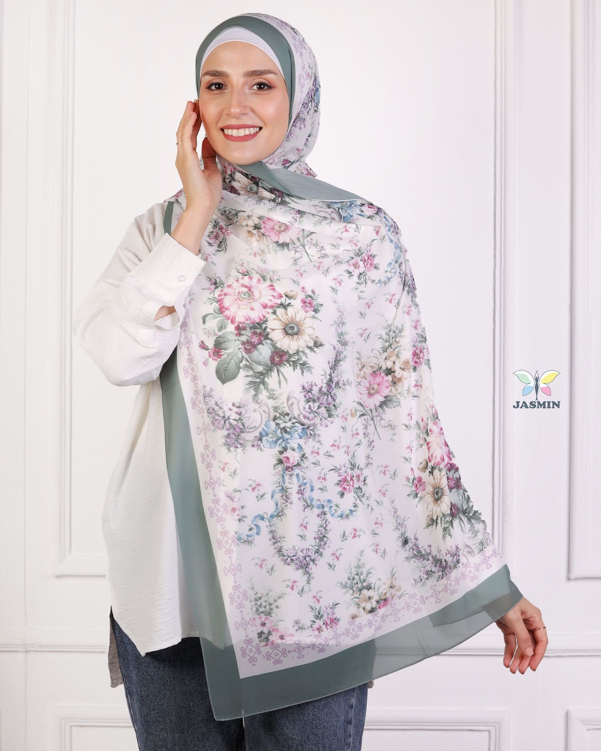 Drift | Printed Chiffon Scarf