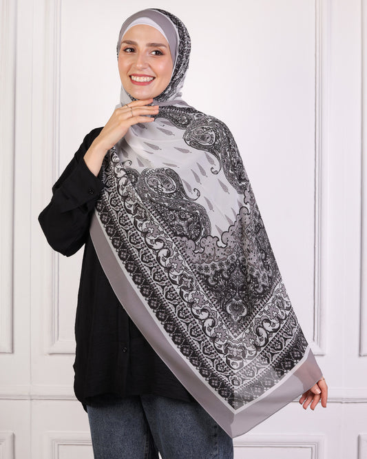 Verona | Printed Chiffon Scarf