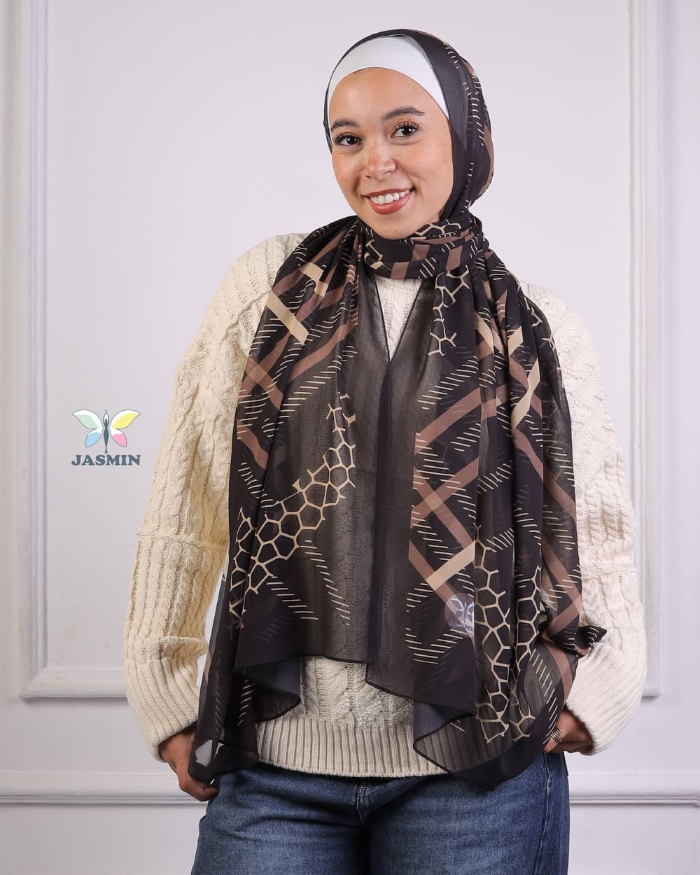 Mirage | Printed Chiffon Scarf