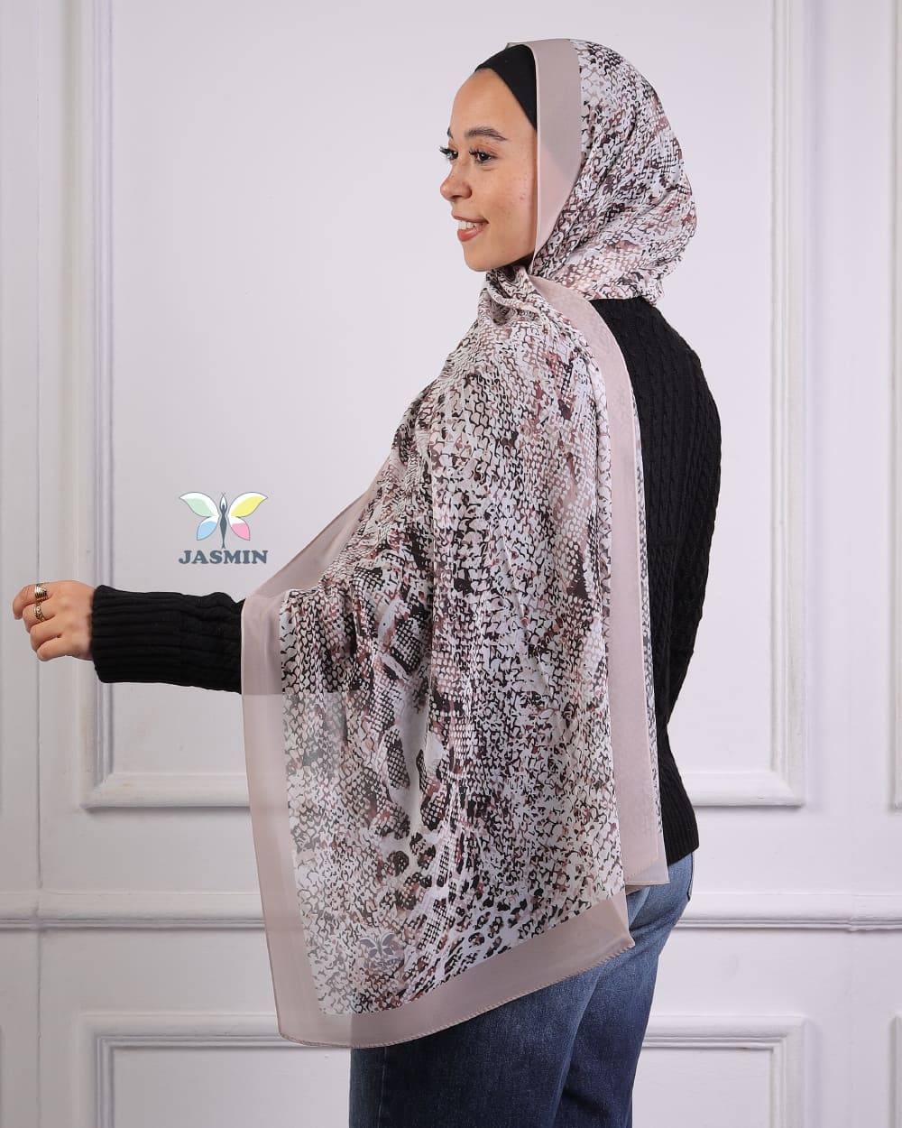 Ballet | Printed Chiffon Scarf