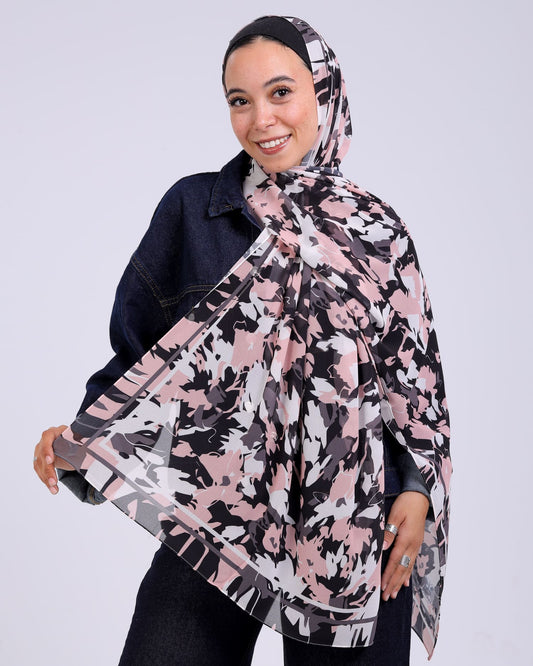 Anastelle | Printed Chiffon Scarf