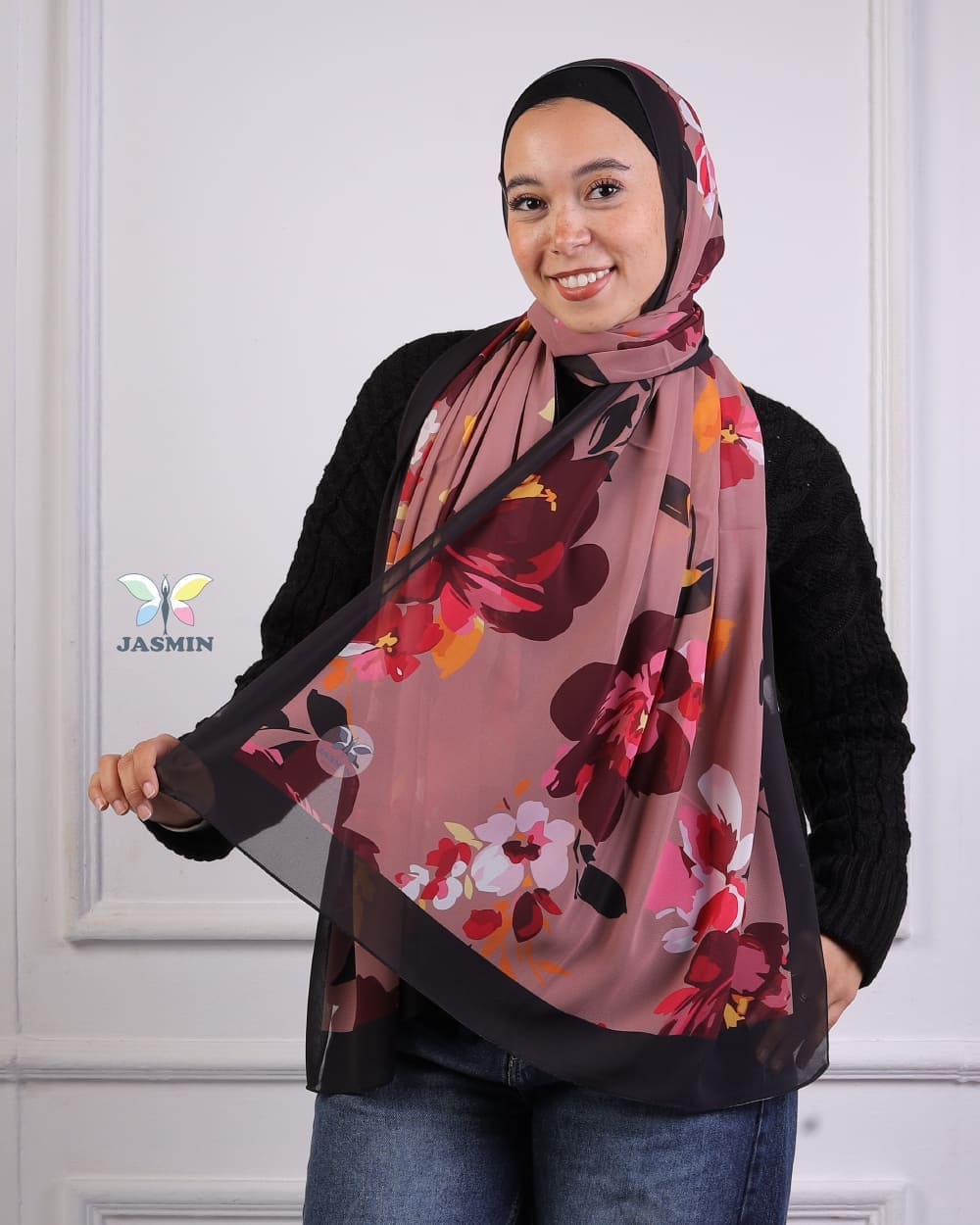 Charm | Printed Chiffon Scarf