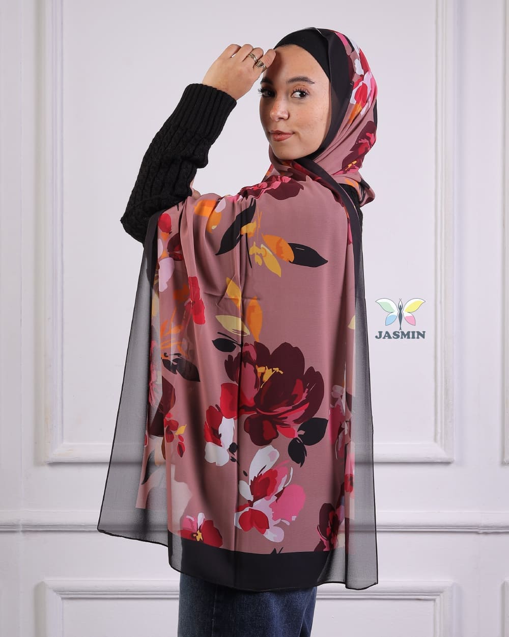Charm | Printed Chiffon Scarf