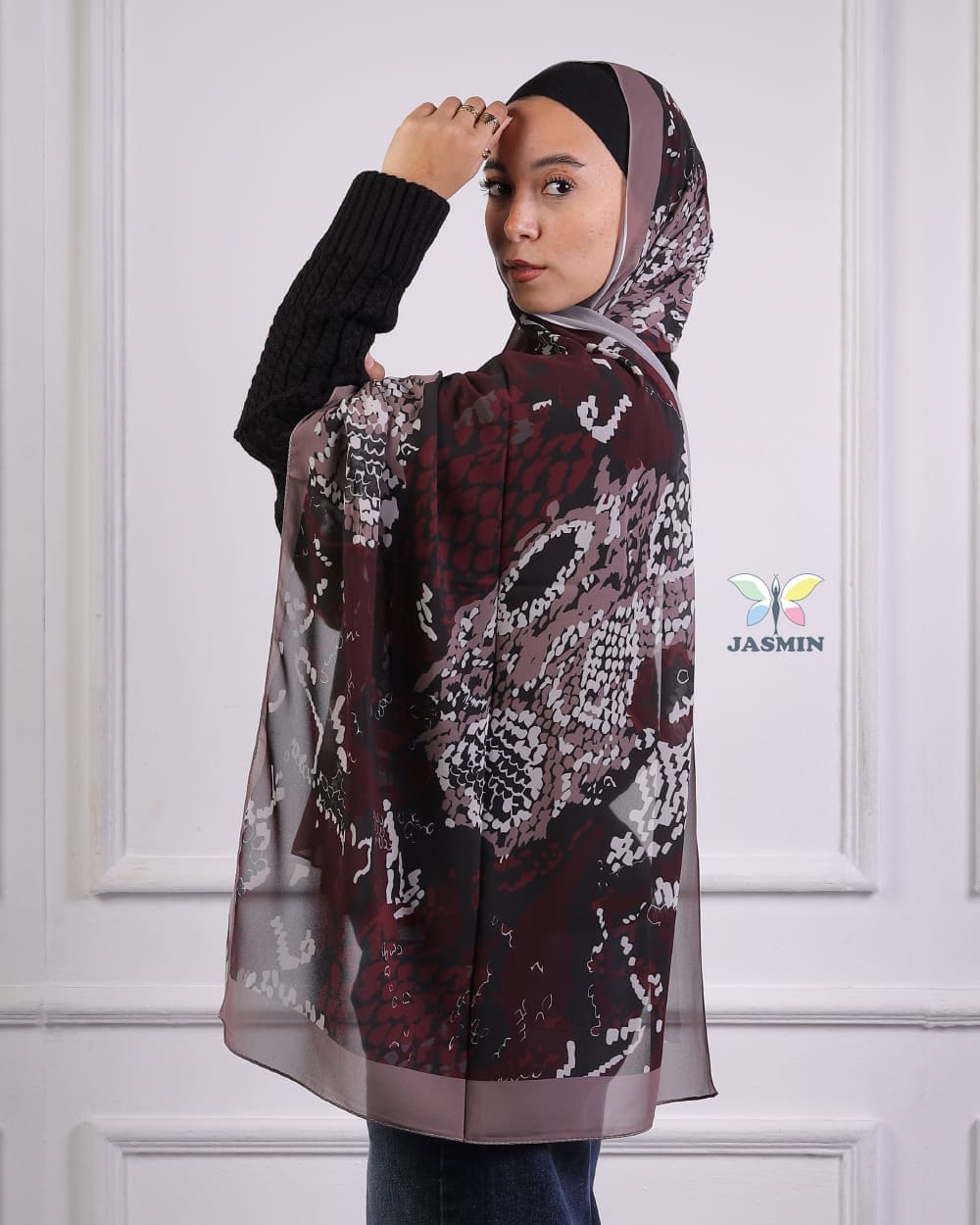 Tide | Printed Chiffon Scarf