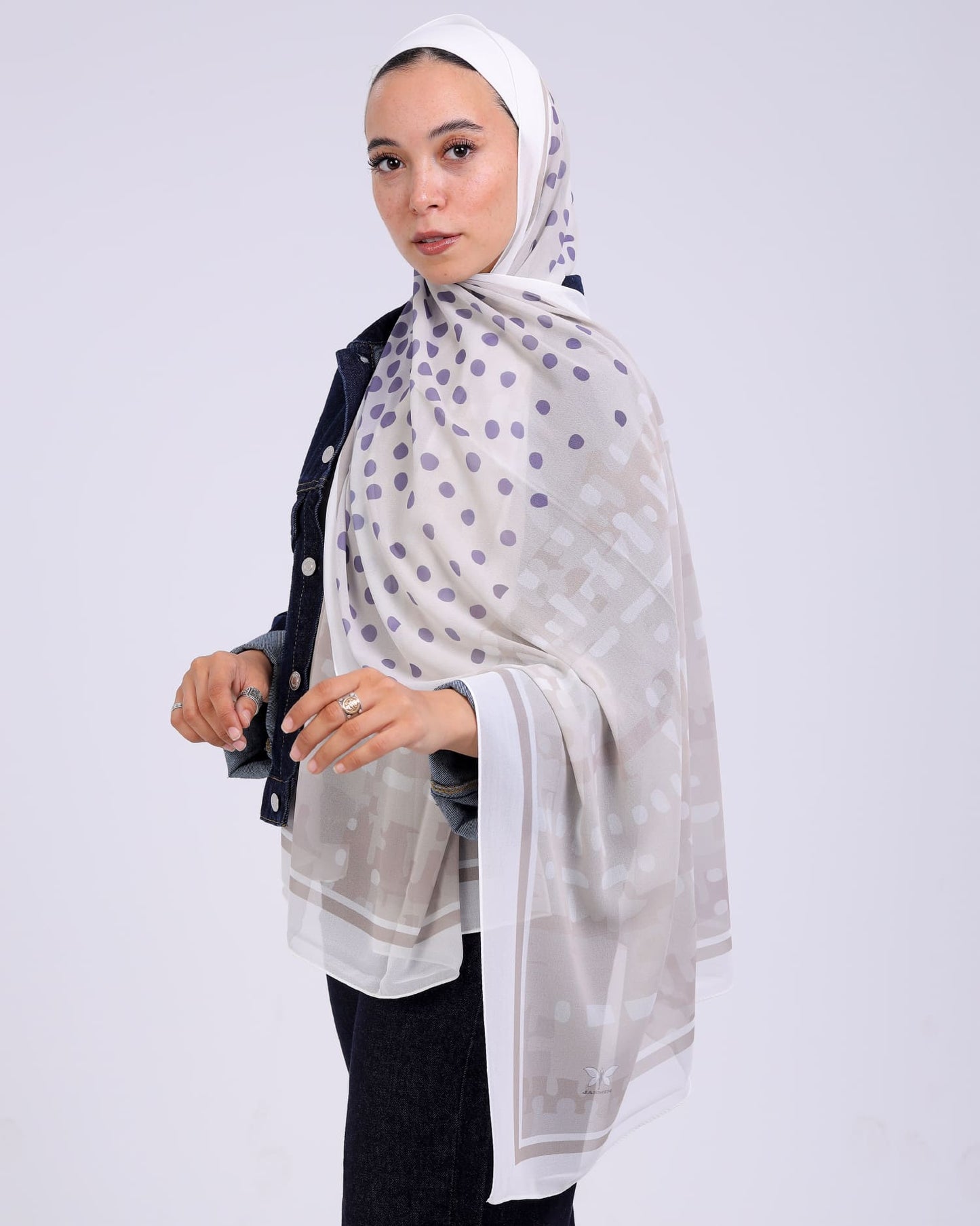 Mirena | Printed Chiffon Scarf