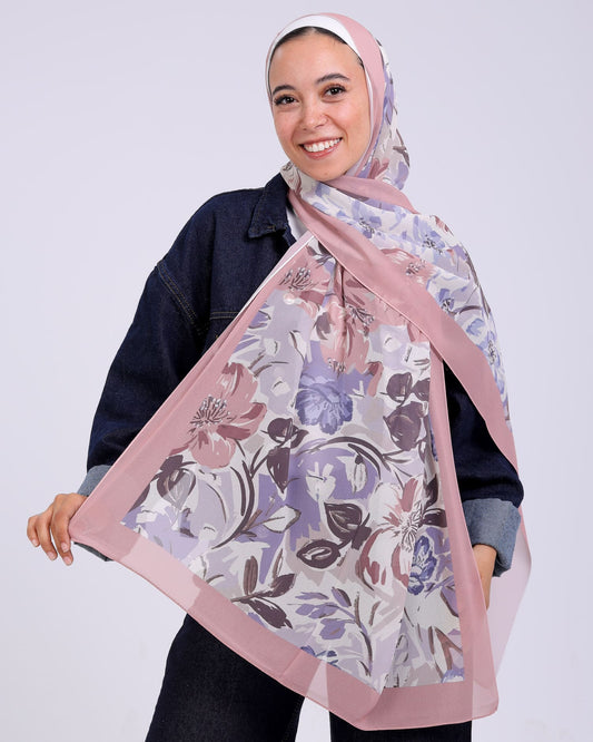 Tesselia | Printed Chiffon Scarf