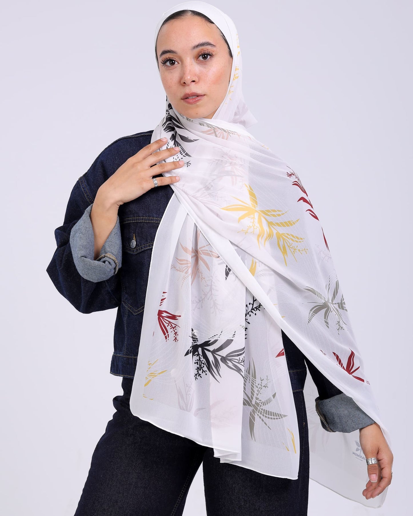 Miriel | Printed Chiffon Scarf
