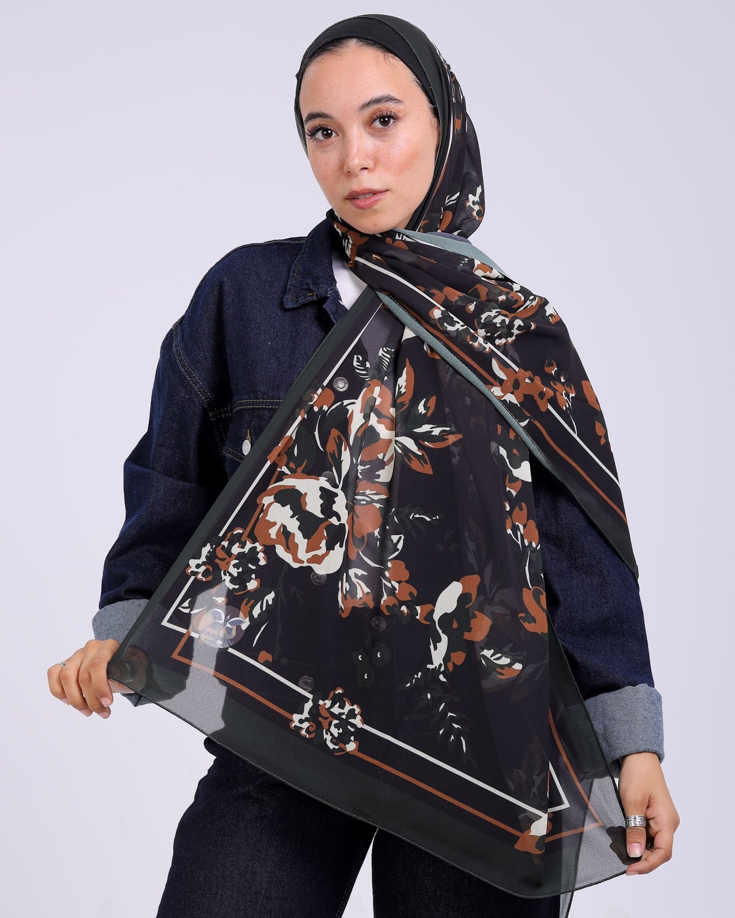 Lorelle | Printed Chiffon Scarf
