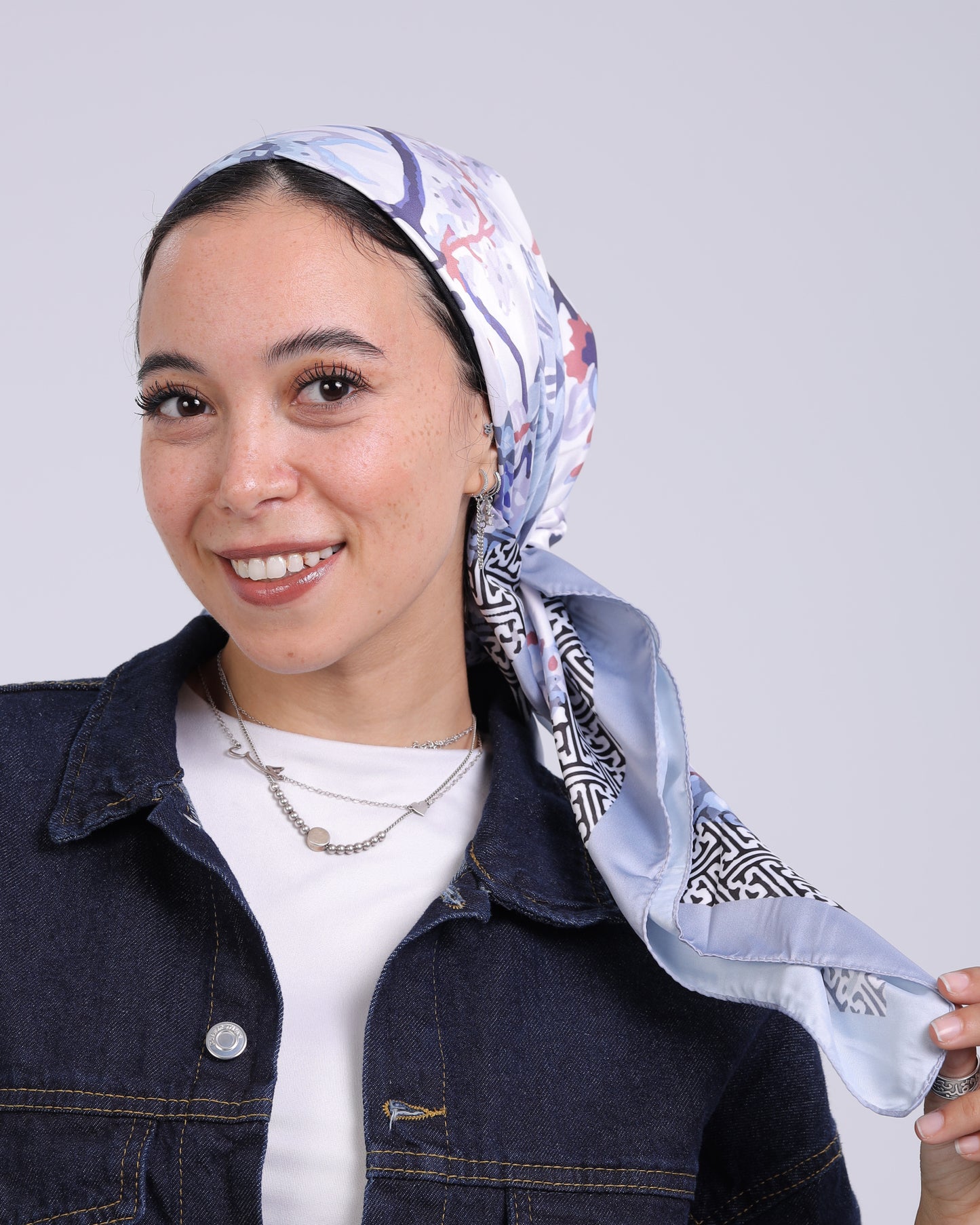 Premium Satin Square Scarf