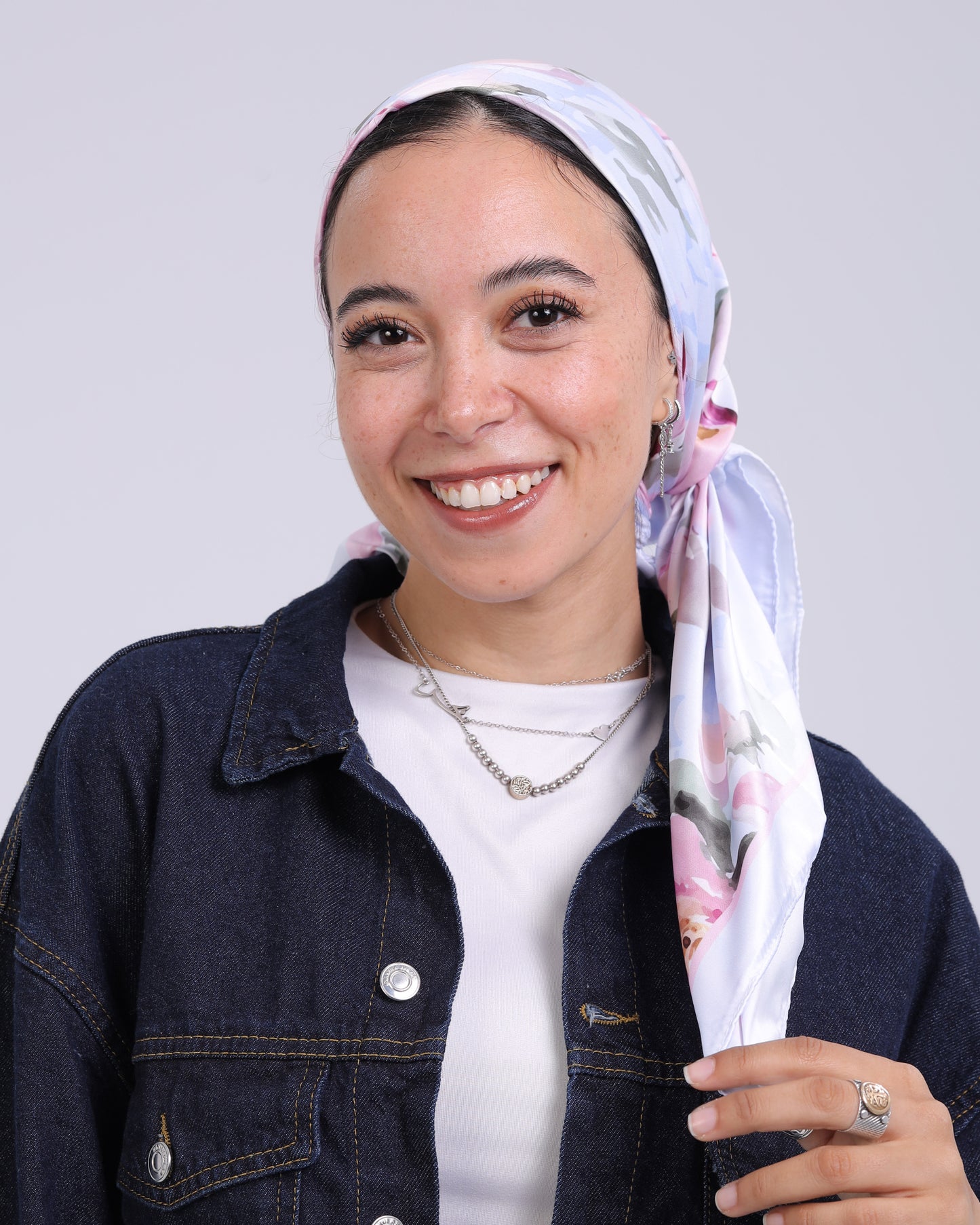 Premium Satin Square Scarf