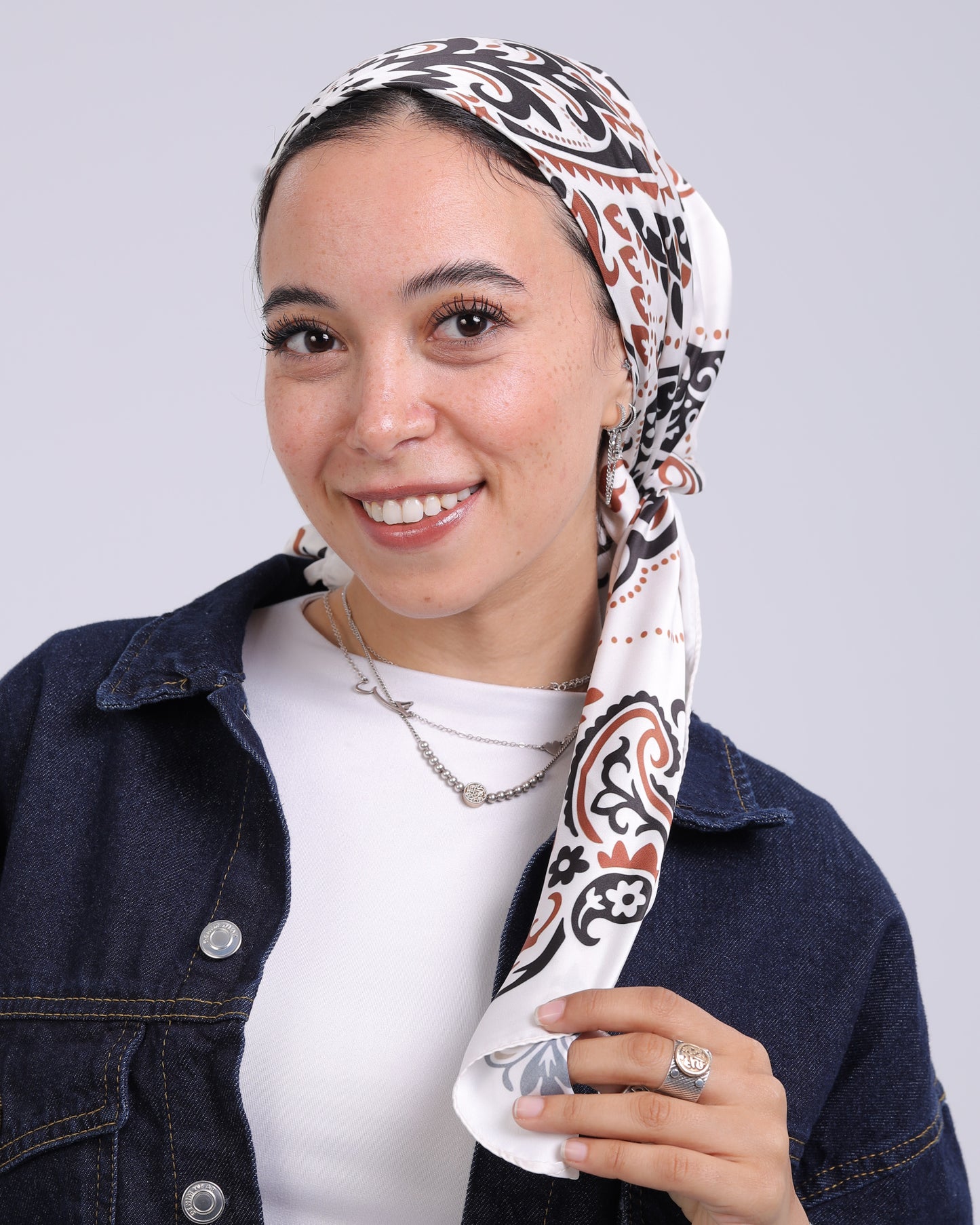 Premium Satin Square Scarf