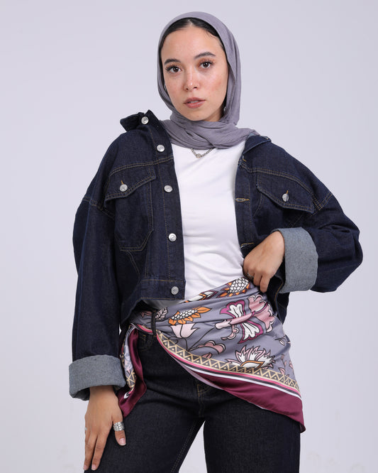 Premium Satin Square Scarf