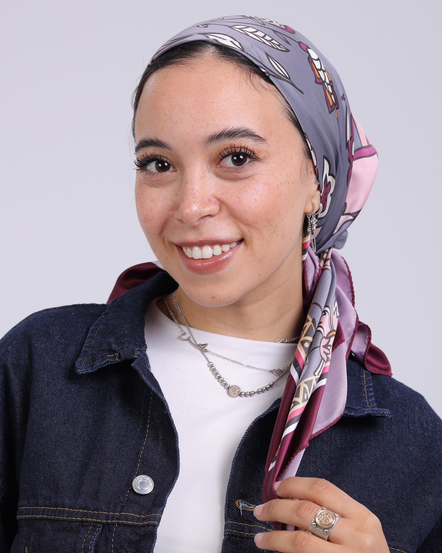 Premium Satin Square Scarf