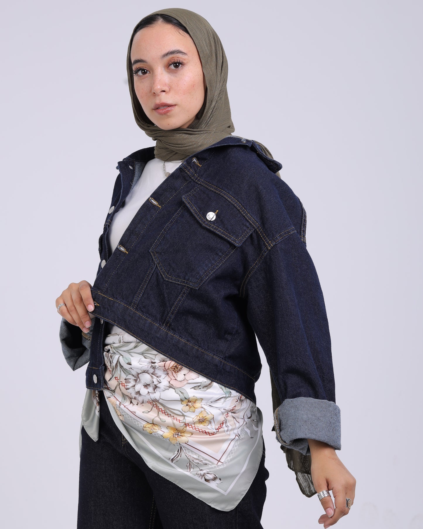 Premium Satin Square Scarf