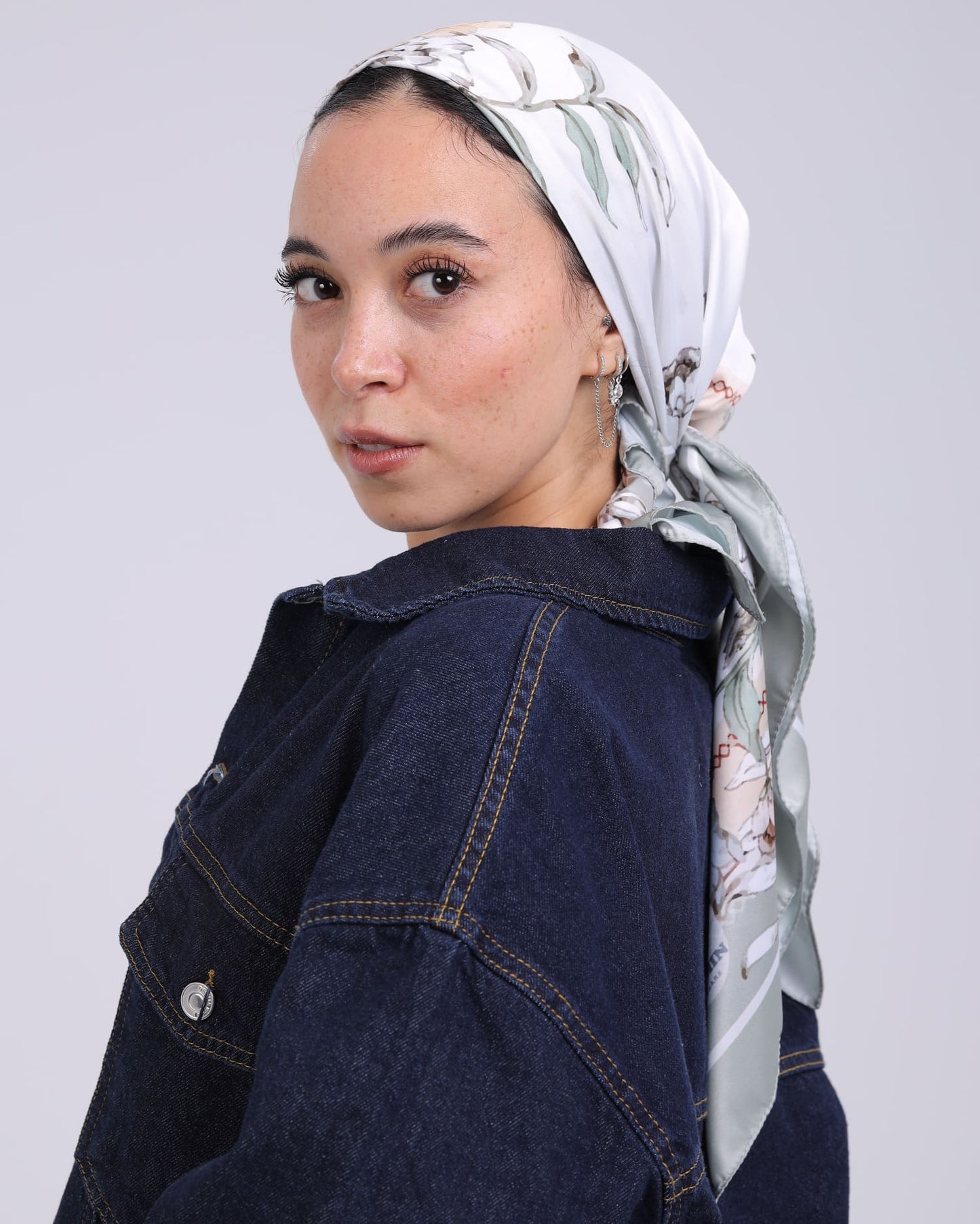 Premium Satin Square Scarf