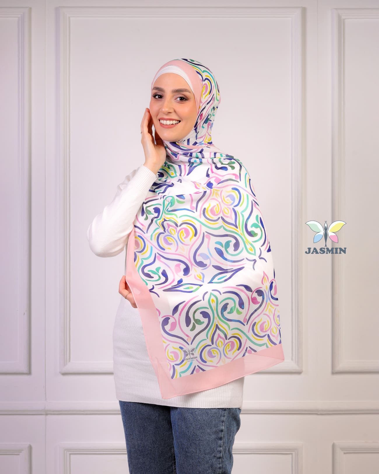 Bloom | Printed Chiffon Scarf