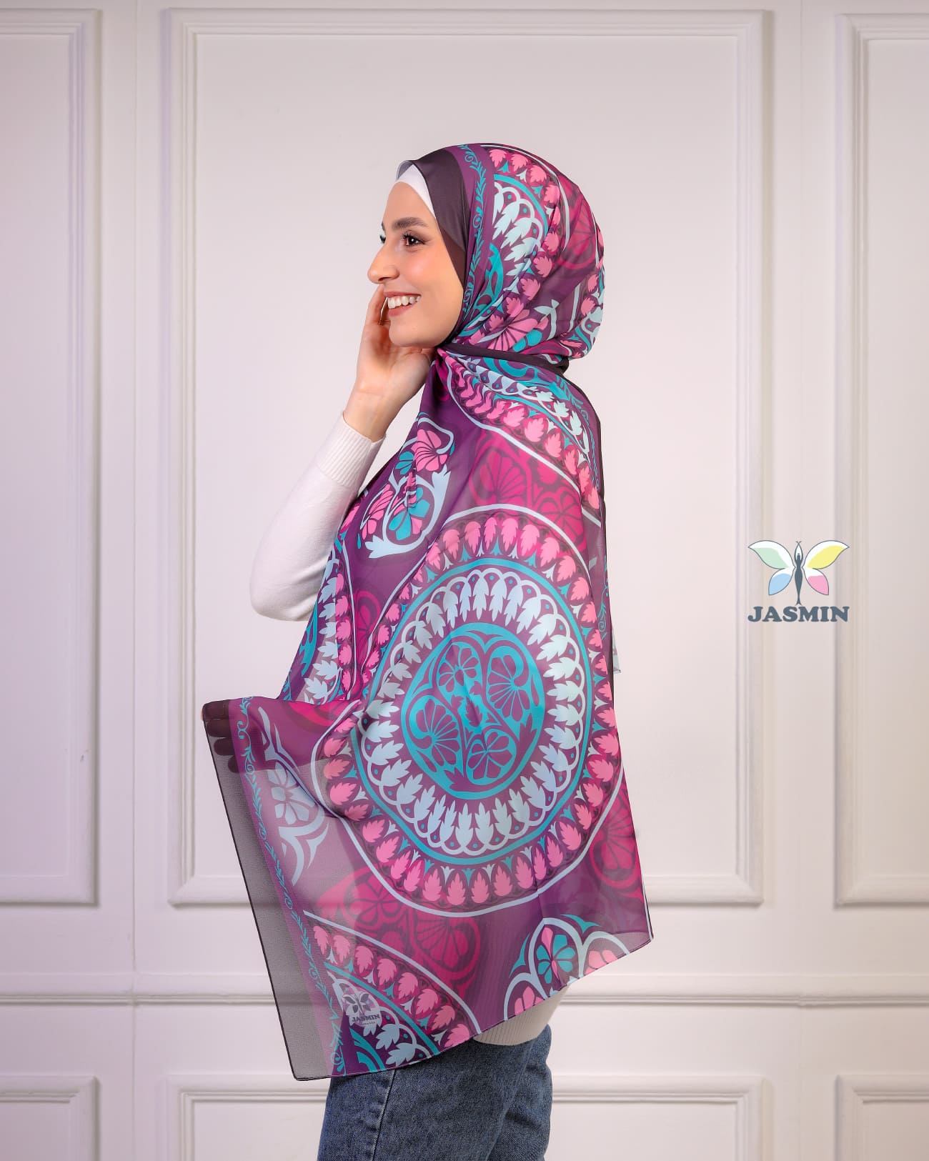 Crave | Printed Chiffon Scarf