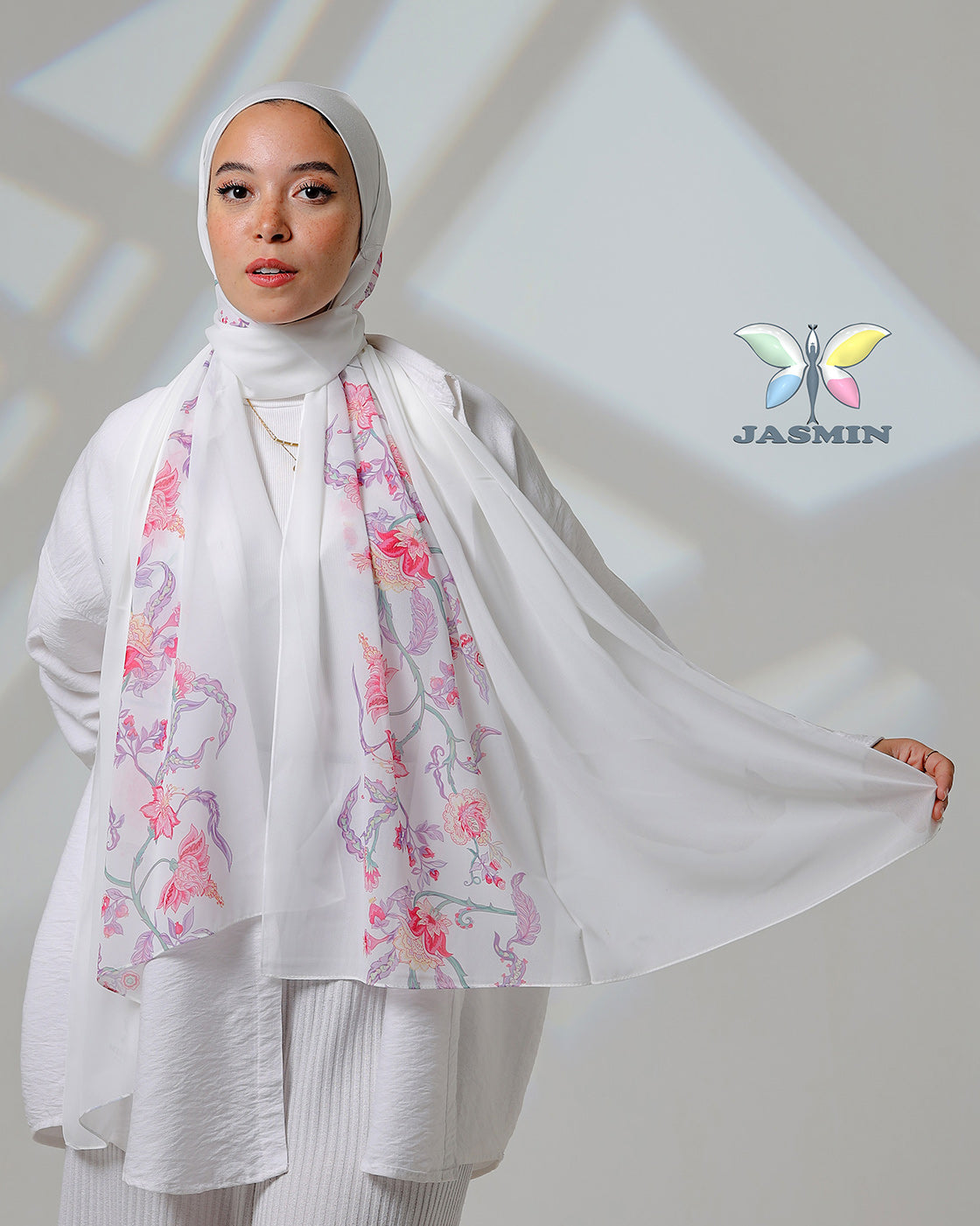 Wave | Printed Chiffon Scarf