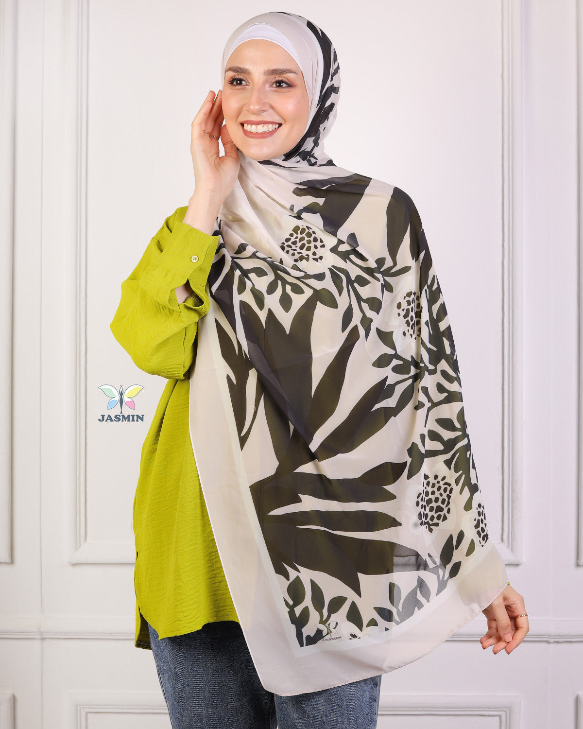 Trance | Printed Chiffon Scarf