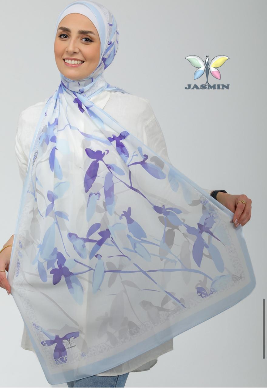 Luxe | Printed Chiffon Scarf