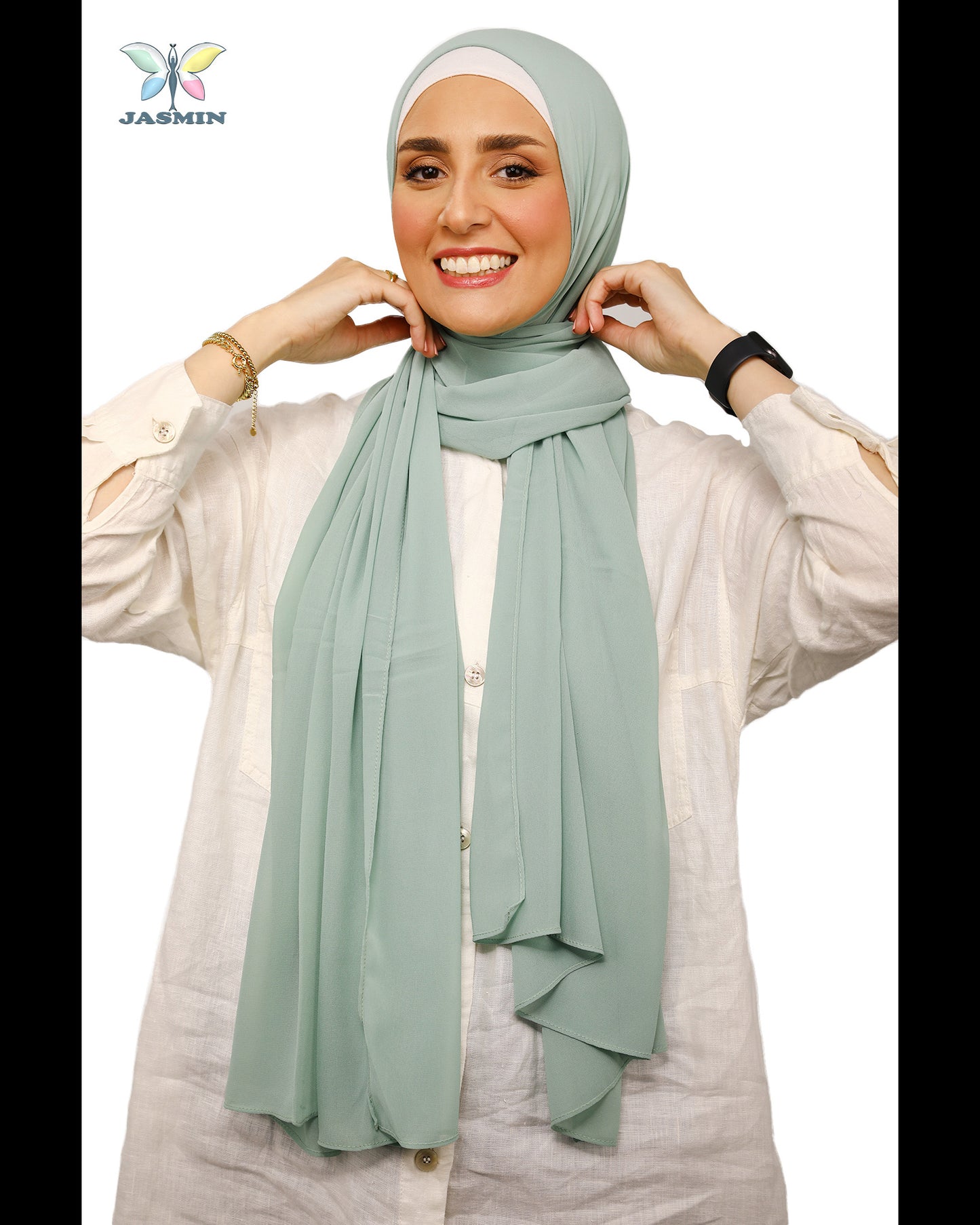 Plain Chiffon Scarf