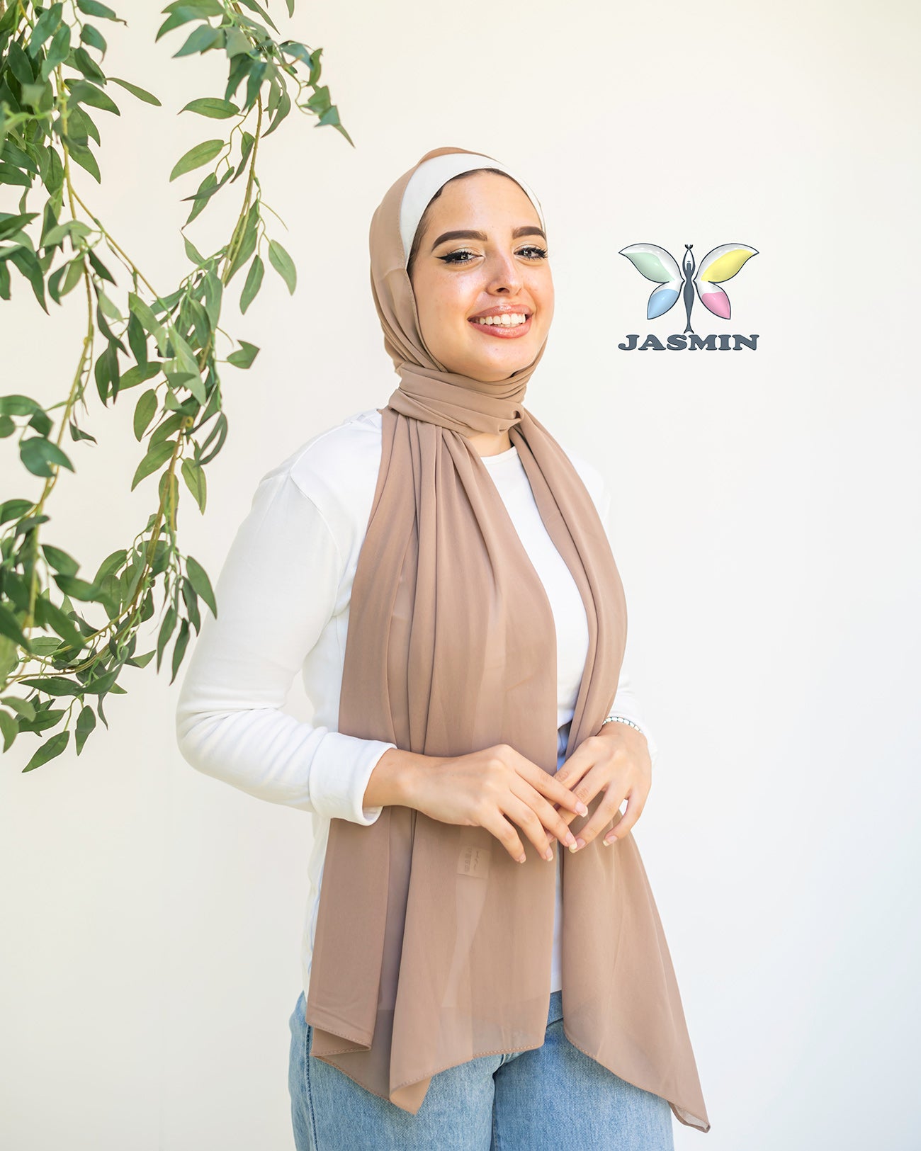 Plain Chiffon Scarf