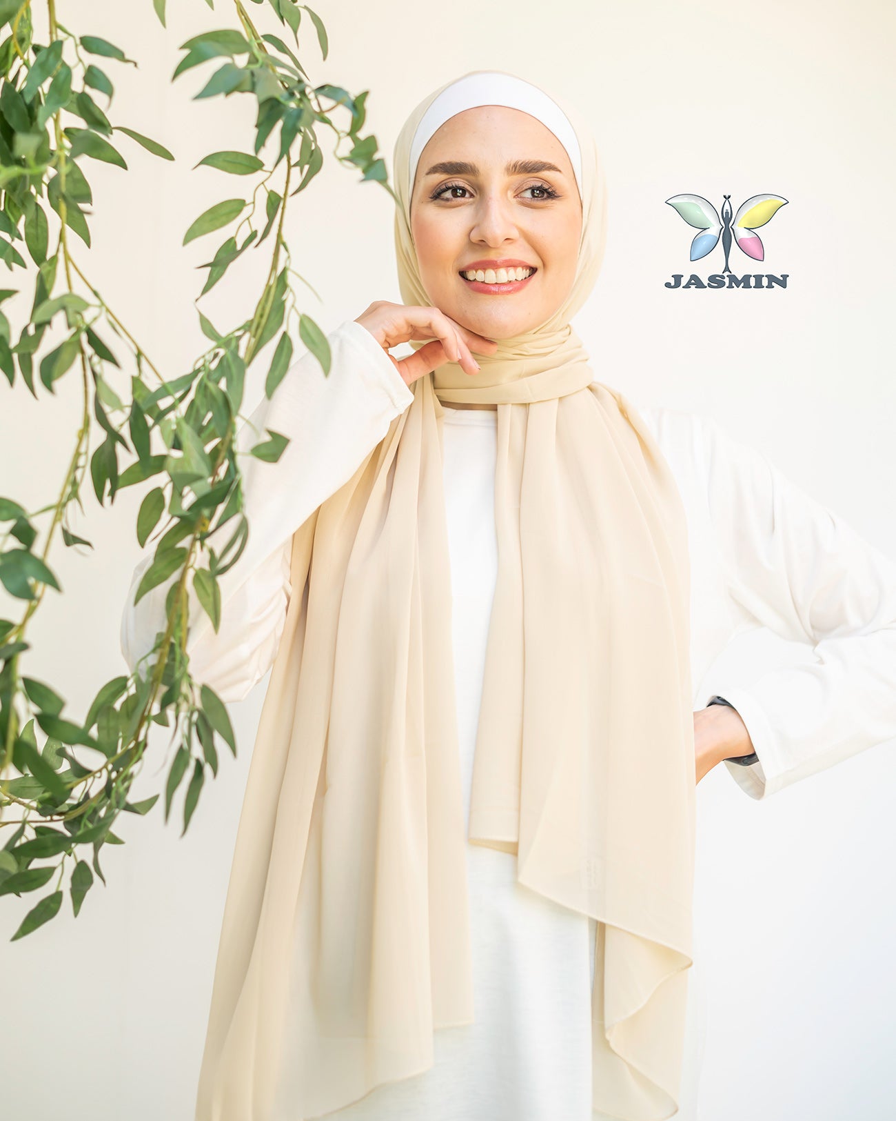Plain Chiffon Scarf