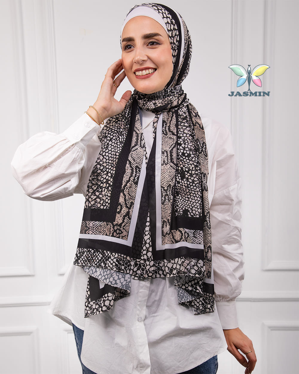 Harmonia | Printed Chiffon Scarf