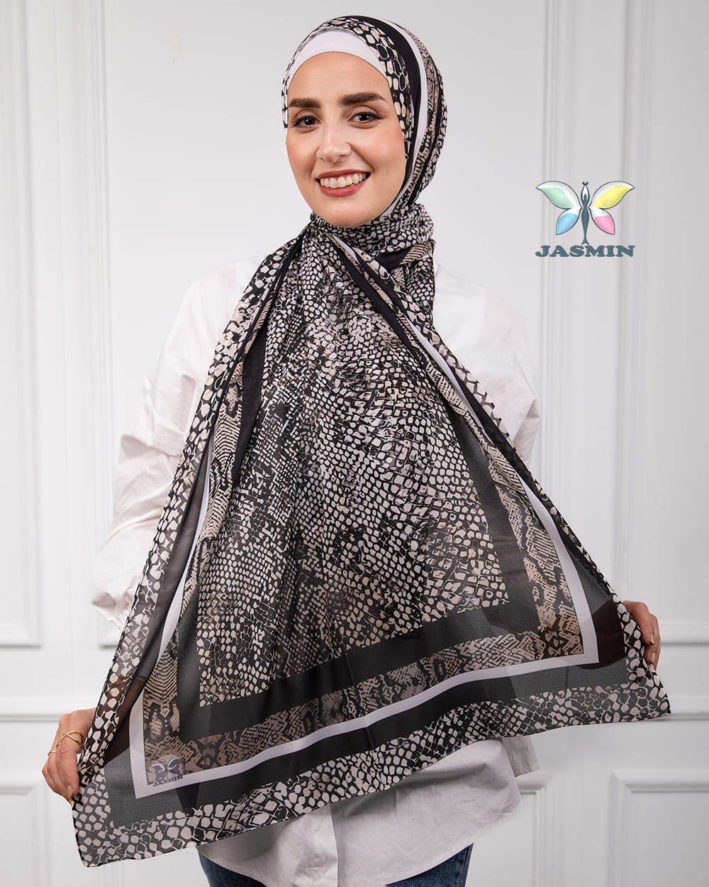 Harmonia | Printed Chiffon Scarf