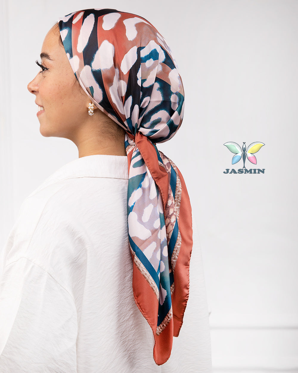 Soleil | Satin Square Scarf