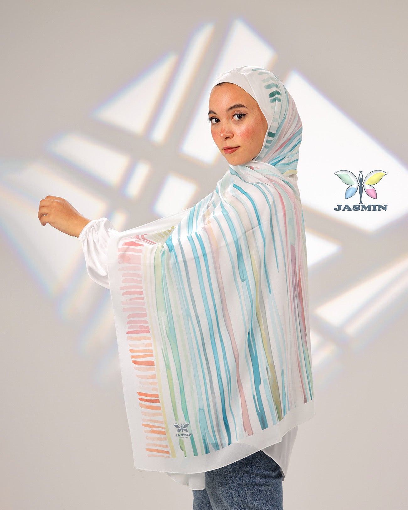 Pinnacle | Printed Chiffon Scarf