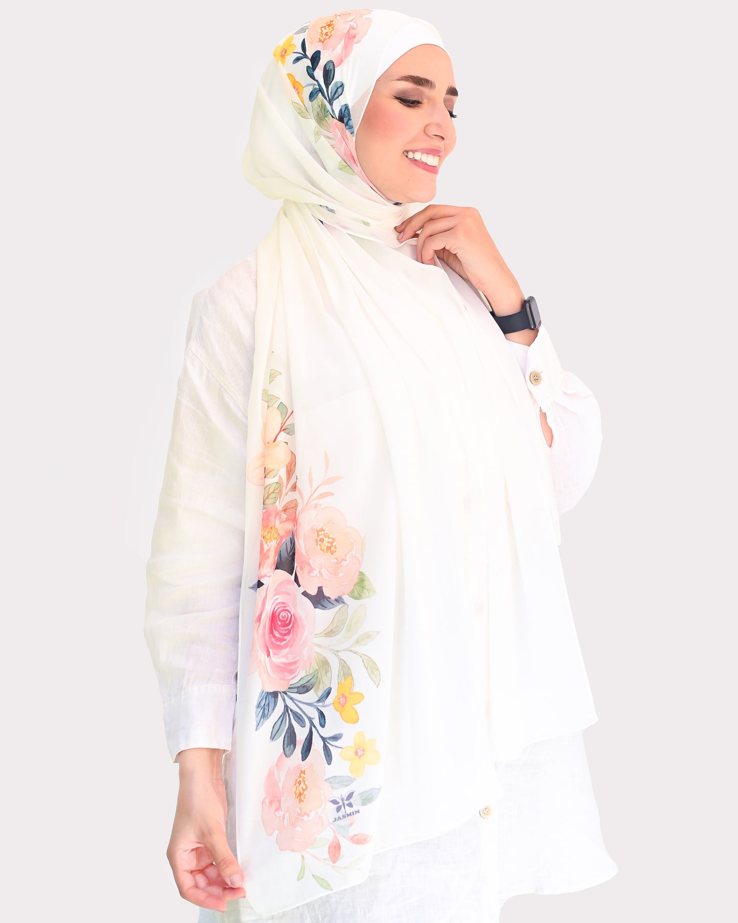 Opal | Printed Chiffon Scarf