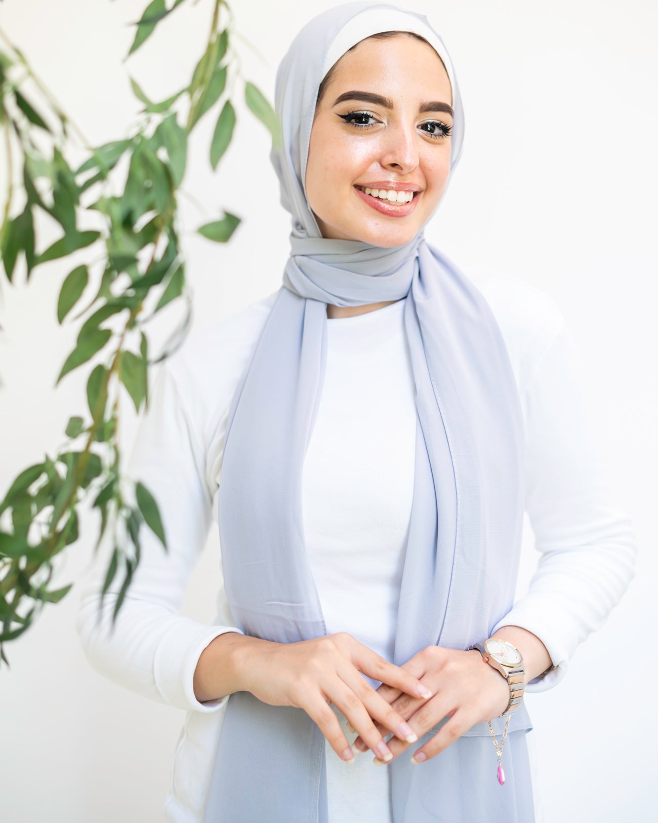 Plain Chiffon Scarf