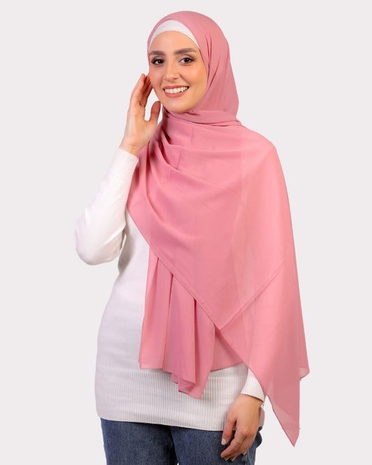 Plain Chiffon Scarf