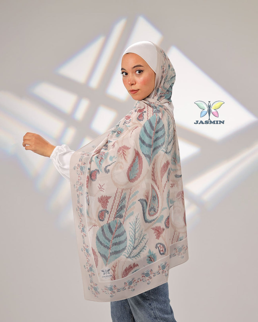 Echo | Printed Chiffon Scarf