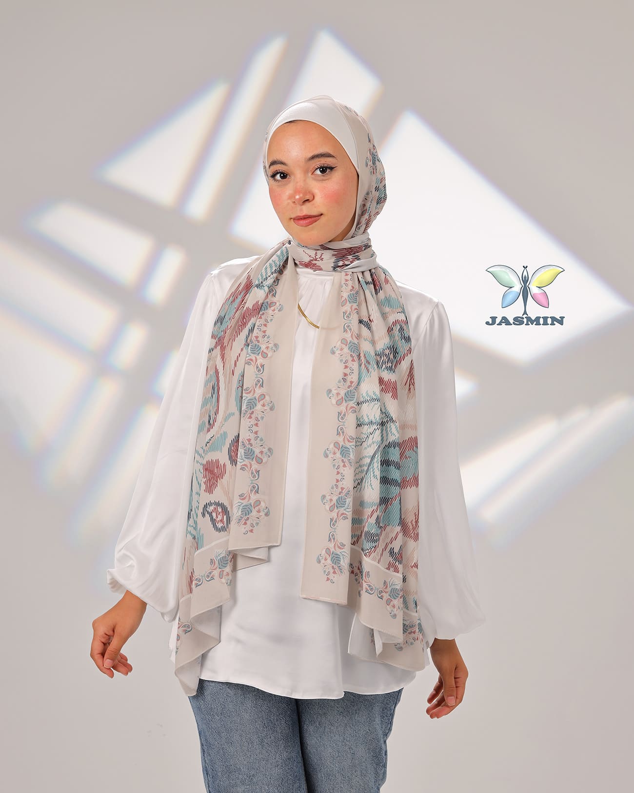 Echo | Printed Chiffon Scarf