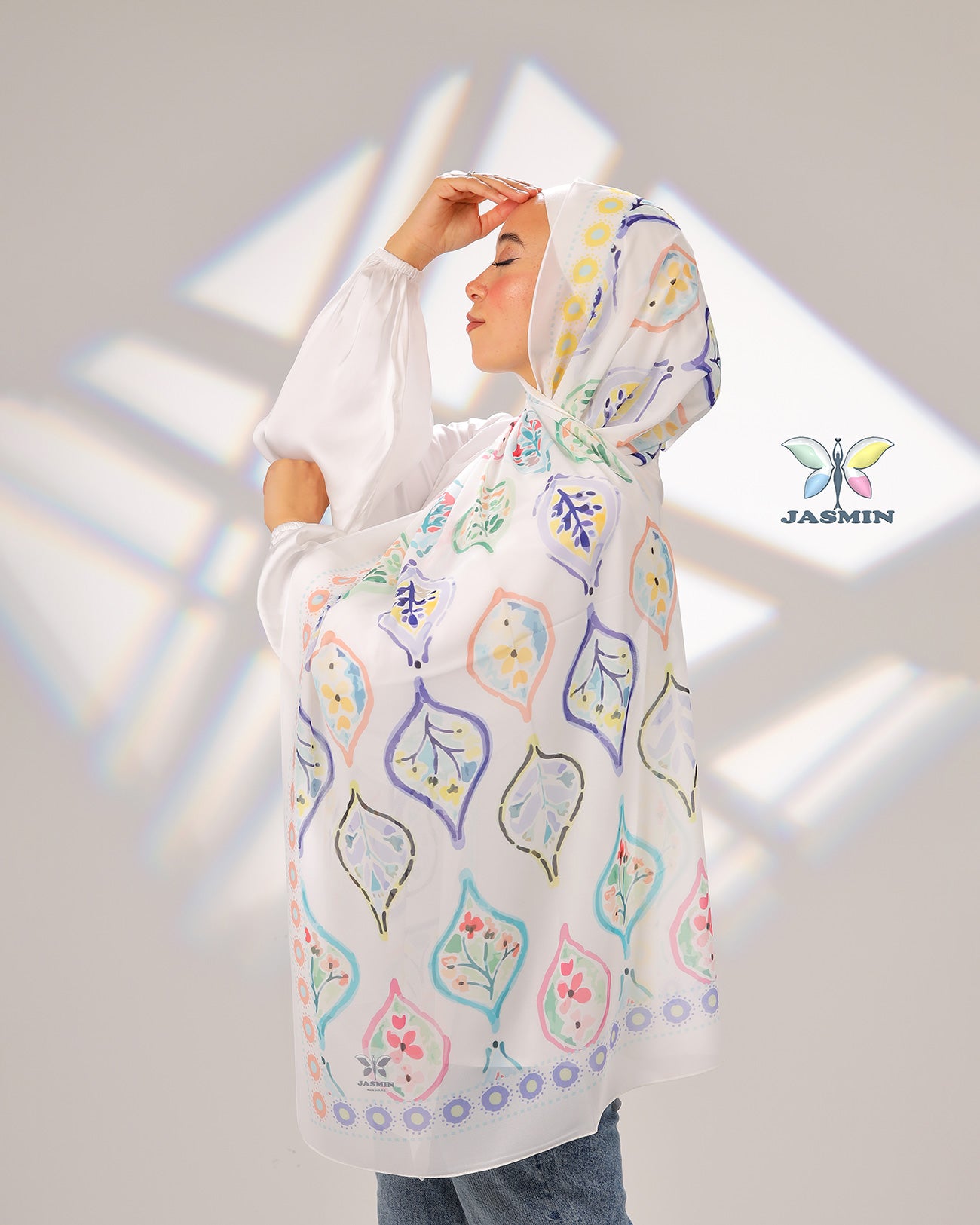 Sculpture | Printed Chiffon Scarf