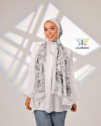 Vibrant | Printed Chiffon Scarf