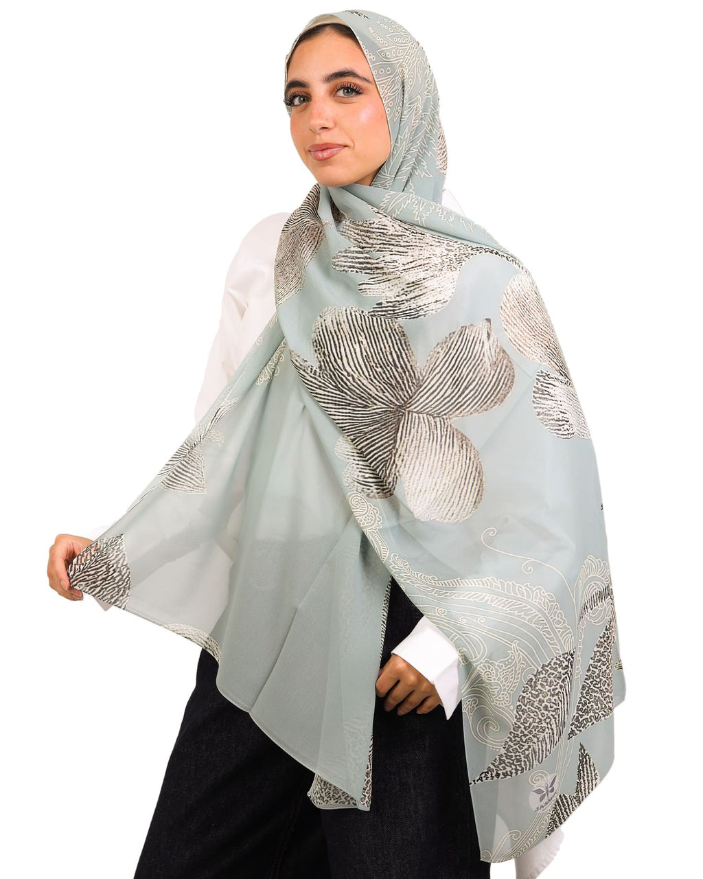 Arvella | Printed Chiffon Scarf