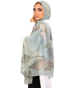 Arvella | Printed Chiffon Scarf